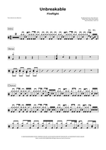 Unbreakable - Fireflight drum sheet music