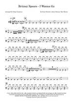 I Wanna Go - Britney Spears drum sheet music