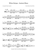 Instinct Blues - The White Stripes drum sheet music