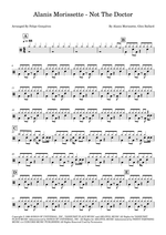 Not the Doctor - Alanis Morissette drum sheet music