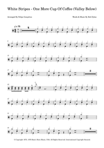 One More Cup of Coffee (Valley Below) - The White Stripes drum sheet music