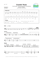 Cracklin' Rosie - Neil Diamond drum sheet music