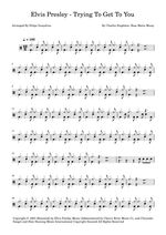 Trying to Get to You - Elvis Presley drum sheet music