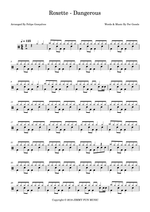 Dangerous - Roxette drum sheet music