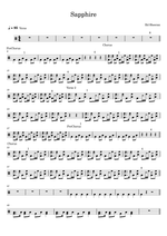 Sapphire (feat. Arijit Singh) - Ed Sheeran drum sheet music