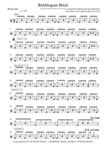 Bubblegum Bitch - Marina Diamandis drum sheet music