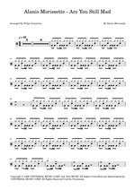 Are You Still Mad - Alanis Morissette drum sheet music