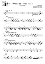 When You Were Mine - Joy Crookes drum sheet music