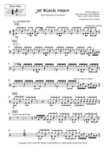 Jet Black Heart - 5 Seconds of Summer drum sheet music