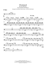 Overjoyed - Stevie Wonder drum sheet music