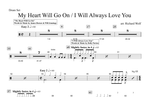 My Heart Will Go On / I Will Always Love You - Richard Wolf drum sheet music