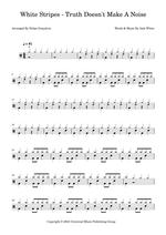 Truth Doesn't Make a Noise - The White Stripes drum sheet music