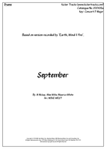 September - Earth, Wind & Fire drum sheet music