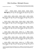 Midnight Dreams - Ellie Goulding drum sheet music
