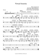 Virtual Insanity - Jamiroquai drum sheet music
