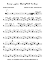 Playing with the Boys - Kenny Loggins drum sheet music