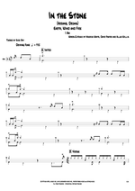 In the Stone - Earth, Wind & Fire drum sheet music
