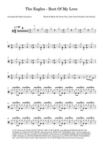 Best of My Love - Eagles drum sheet music