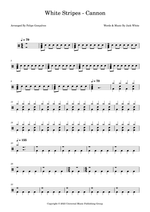Cannon - The White Stripes drum sheet music