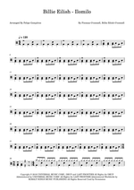 Ilomilo - Billie Eilish drum sheet music
