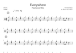 Everywhere - Fleetwood Mac drum sheet music