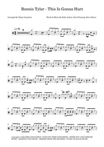 This Is Gonna Hurt - Bonnie Tyler drum sheet music