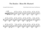 Mean Mr. Mustard - The Beatles drum sheet music