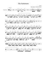 The Settlement - Issues drum sheet music