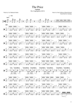 The Price - Leprous drum sheet music