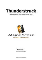 Thunderstruck - AC/DC drum sheet music