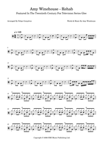 Rehab - Amy Winehouse drum sheet music