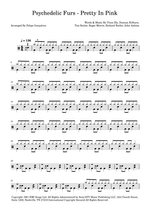 Pretty in Pink - Psychedelic Furs drum sheet music
