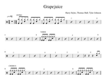 Grapejuice - Harry Styles drum sheet music