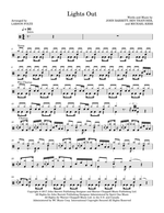 Lights Out - Royal Blood drum sheet music