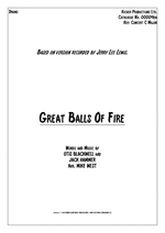 Great Balls of Fire - Jerry Lee Lewis drum sheet music