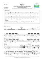 Tiptoe - Imagine Dragons drum sheet music