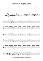 Big in Japan - Alphaville drum sheet music