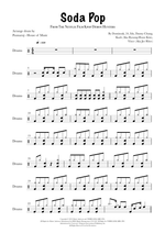 Soda Pop (Saja Boys) - KPop Demon Hunters Cast drum sheet music