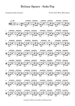 Soda Pop - Britney Spears drum sheet music