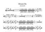 Dream On - Aerosmith drum sheet music