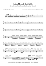 Let It Go - Idina Menzel drum sheet music