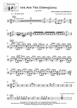 We Are the Champions - Queen drum sheet music