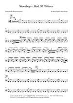God of Nations - Newsboys drum sheet music