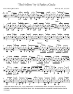 The Hollow - A Perfect Circle drum sheet music