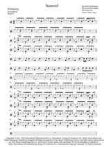 Sunroof - Nicky Youre and Dazy drum sheet music