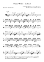 Instead - Stacie Orrico drum sheet music