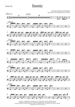 Ironic - Alanis Morissette drum sheet music
