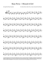 I Kissed a Girl - Katy Perry drum sheet music