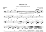Dream On - Aerosmith drum sheet music
