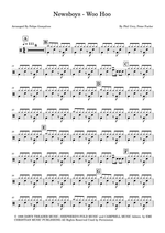 Woo Hoo - Newsboys drum sheet music